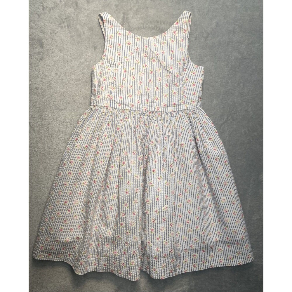 Polo Ralph Lauren Girl’s Floral Cotton Poplin Dress Size 6